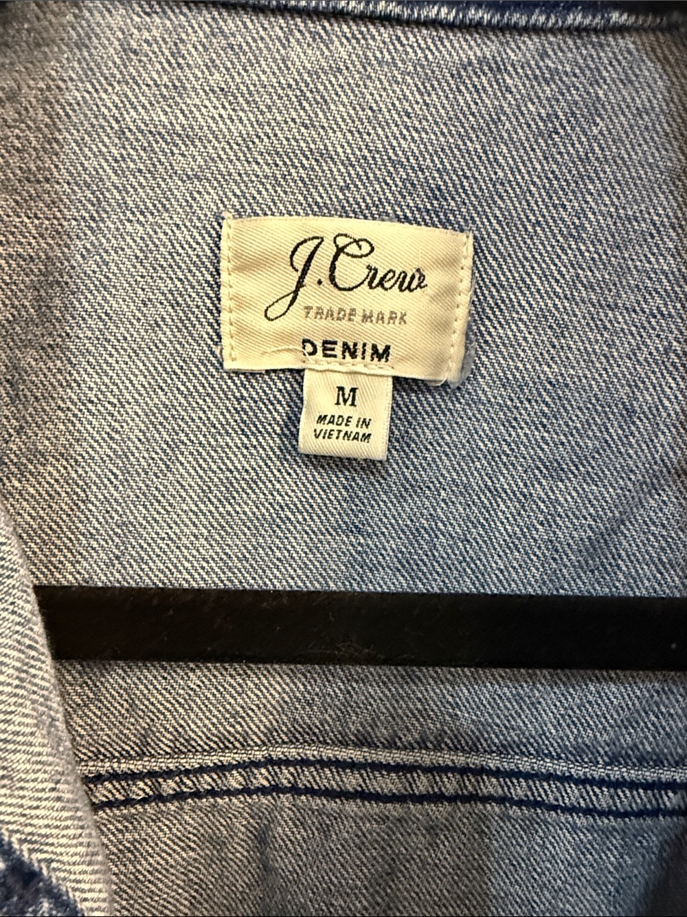 Preppy J. Crew Classic Indigo Swing Denim Jacket - Picture 2 of 8